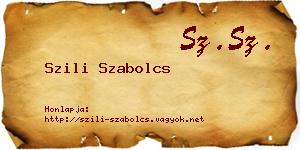 Szili Szabolcs névjegykártya